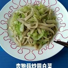 杏鮑菇炒圓白菜的做法-家常味炒菜譜