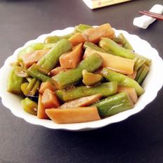 醬香豆角杏鮑菇的作法-家常味燒食譜